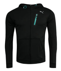 Puma Mens Womens Full Zip Fitness Gym Training Jacket Black 512321 01 P5G