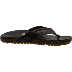 Timberland Earthkeepers Rugged Brown Leather Slip On Mens Thong Sandals 5123R