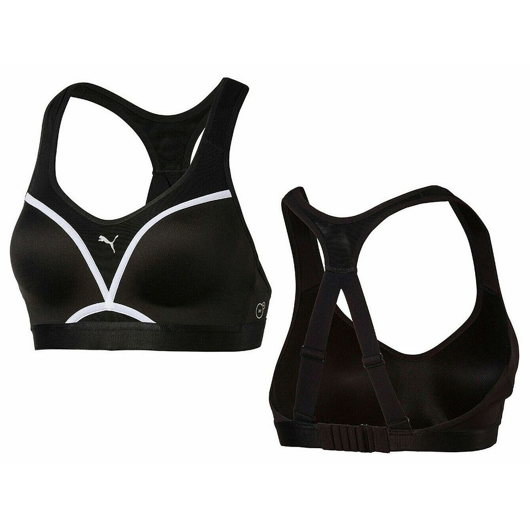 Puma PWRSHAPE Control Womens Black Impact Sports Bra