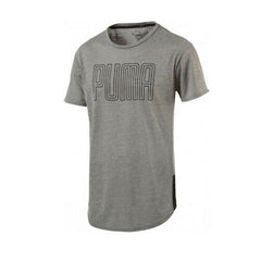 Puma Dri Release Novelty Graphic Tee Mens Fitness Gym Top Grey 515282 02 DD27