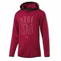 Puma Active Training WinTech warmCELL Mens Red Fleeced Hoody 515666 03 A96B