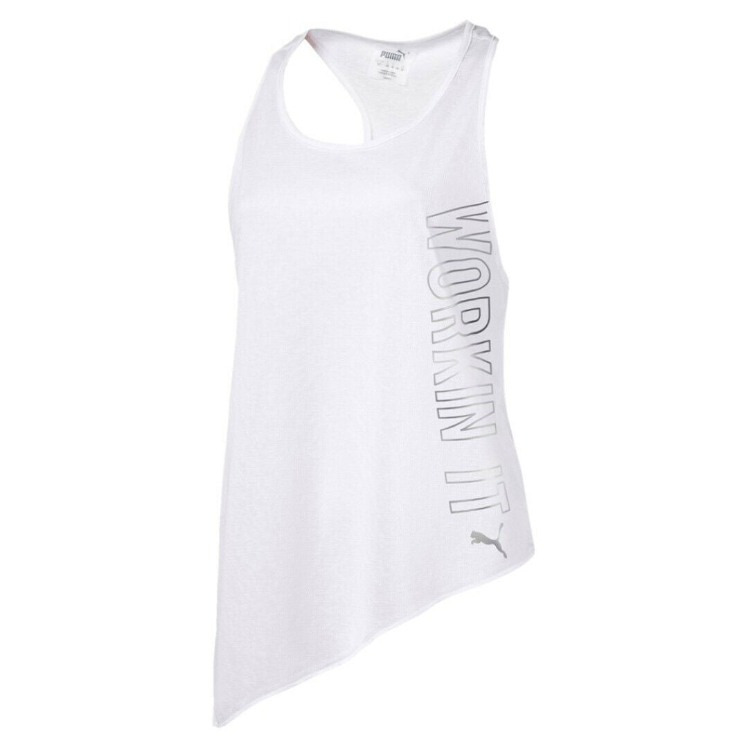 Puma A.C.E Slogan Womens White Vest