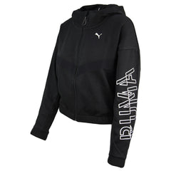 Puma Logo Womens Black Track Jacket