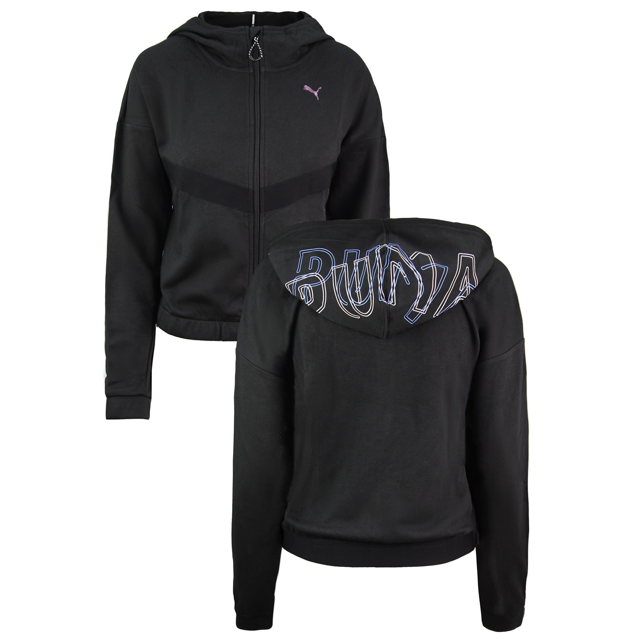 Puma Logo Womens Black Track Jacket