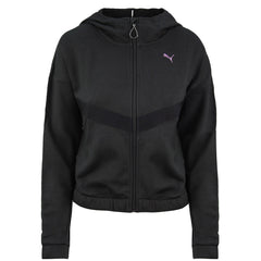 Puma Logo Womens Black Track Jacket