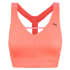 Puma Medium Impact Womens Peach Sports Bra