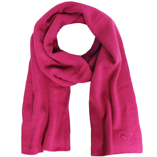 Puma Fundamentals Womens Knit Pink Violet Scarf 052271 04 A183D