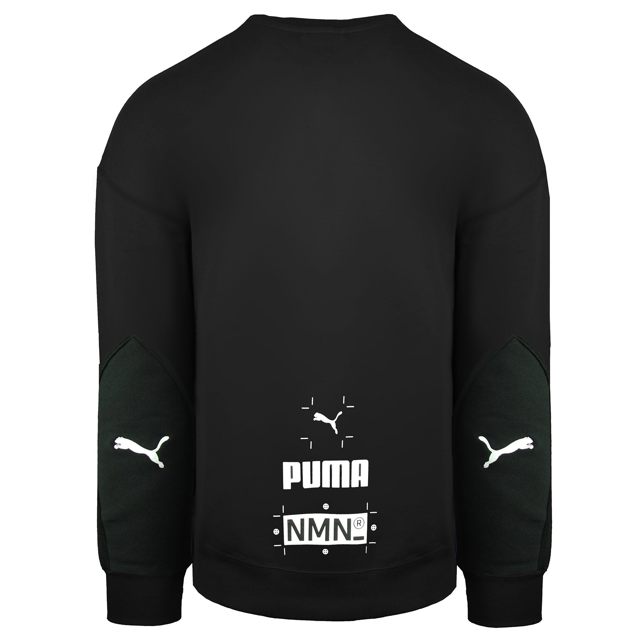 Puma x Nemen Crew Neck Long Sleeve Pullover Black Mens Sweatshirt 530452 01