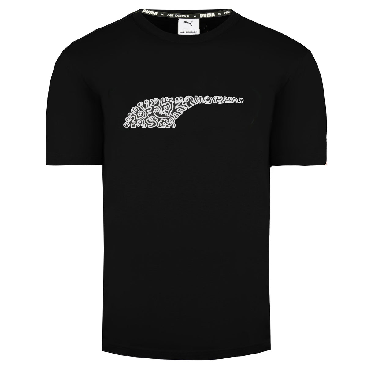 Puma x Mr. Doodle Mens Black T-Shirt