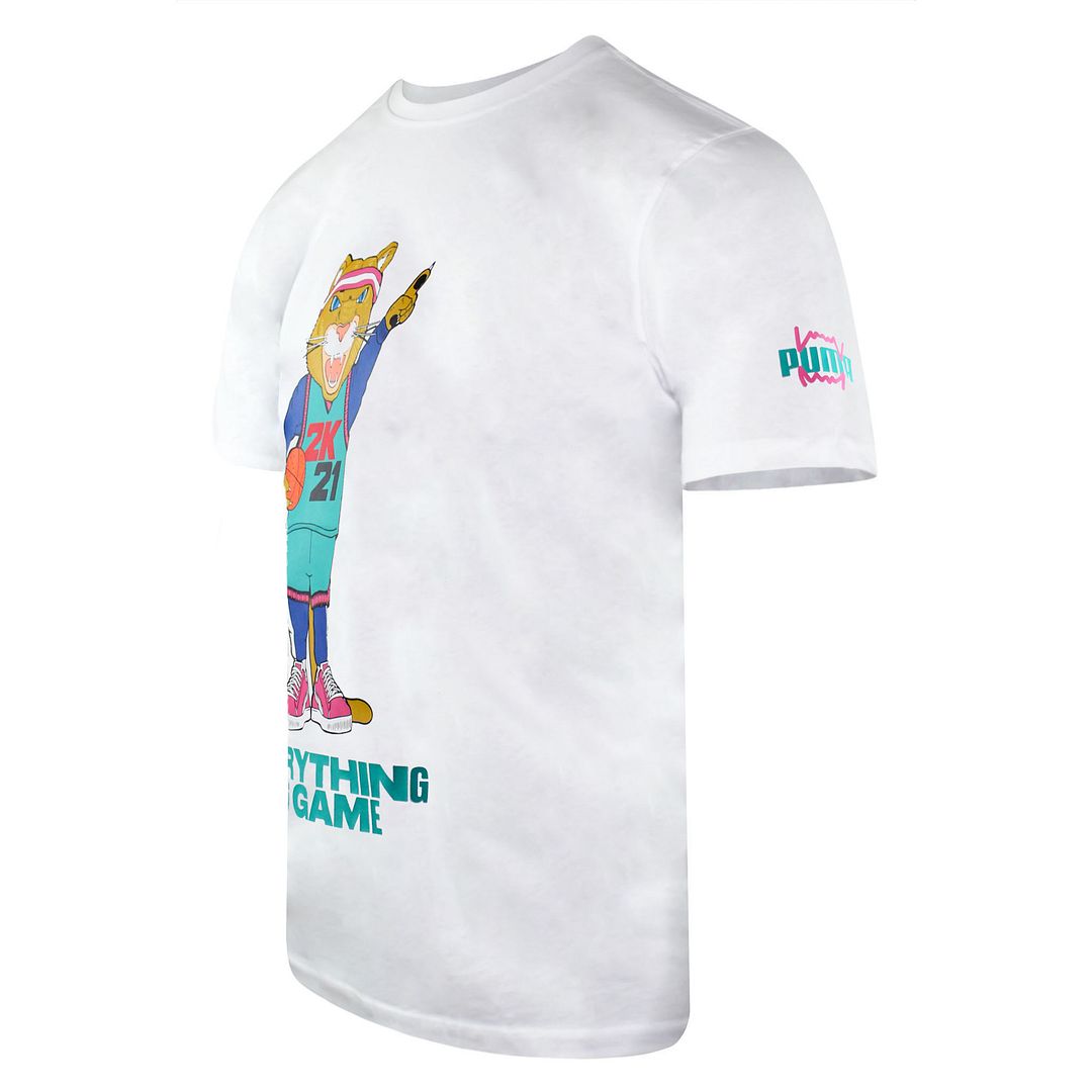 Puma 2K Dylan Mens White T-Shirt