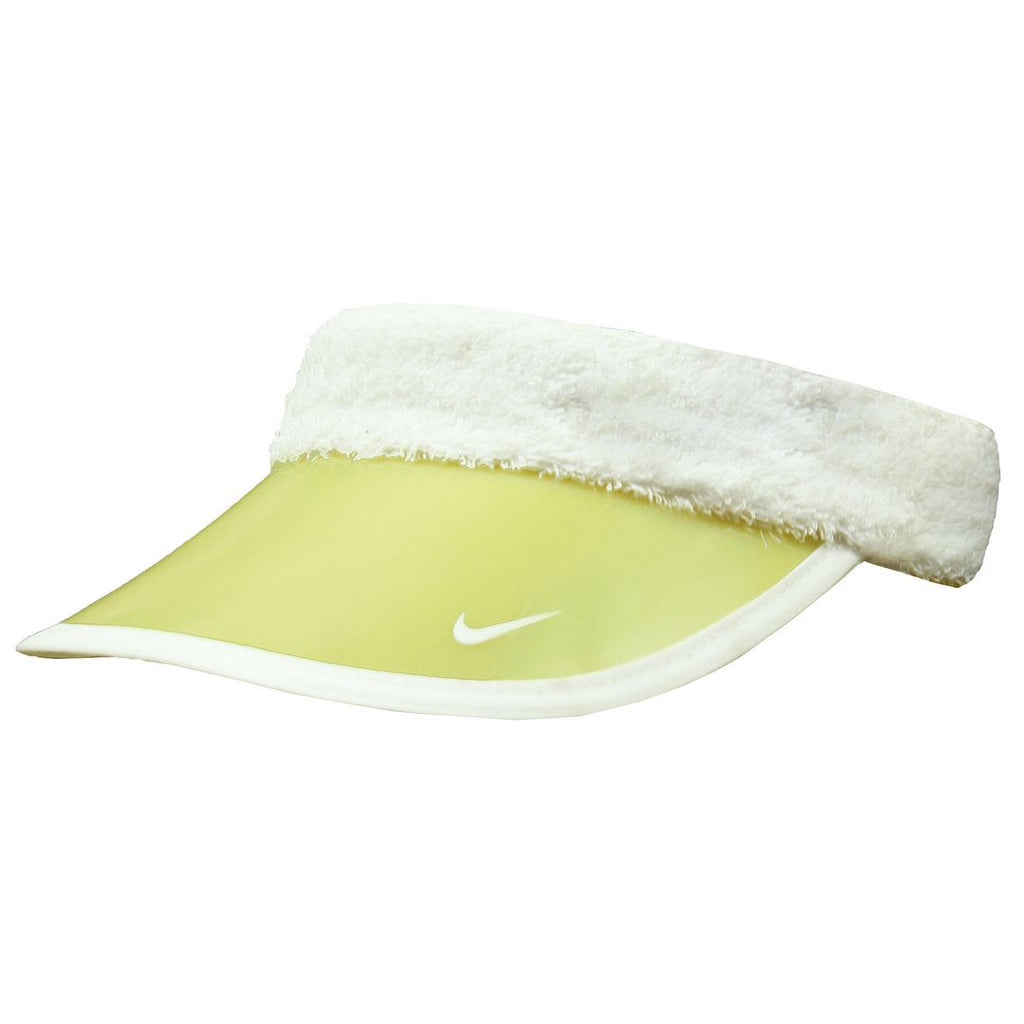 Nike Elasticated Golf Tennis Yellow/White Womens Visor 540076 721