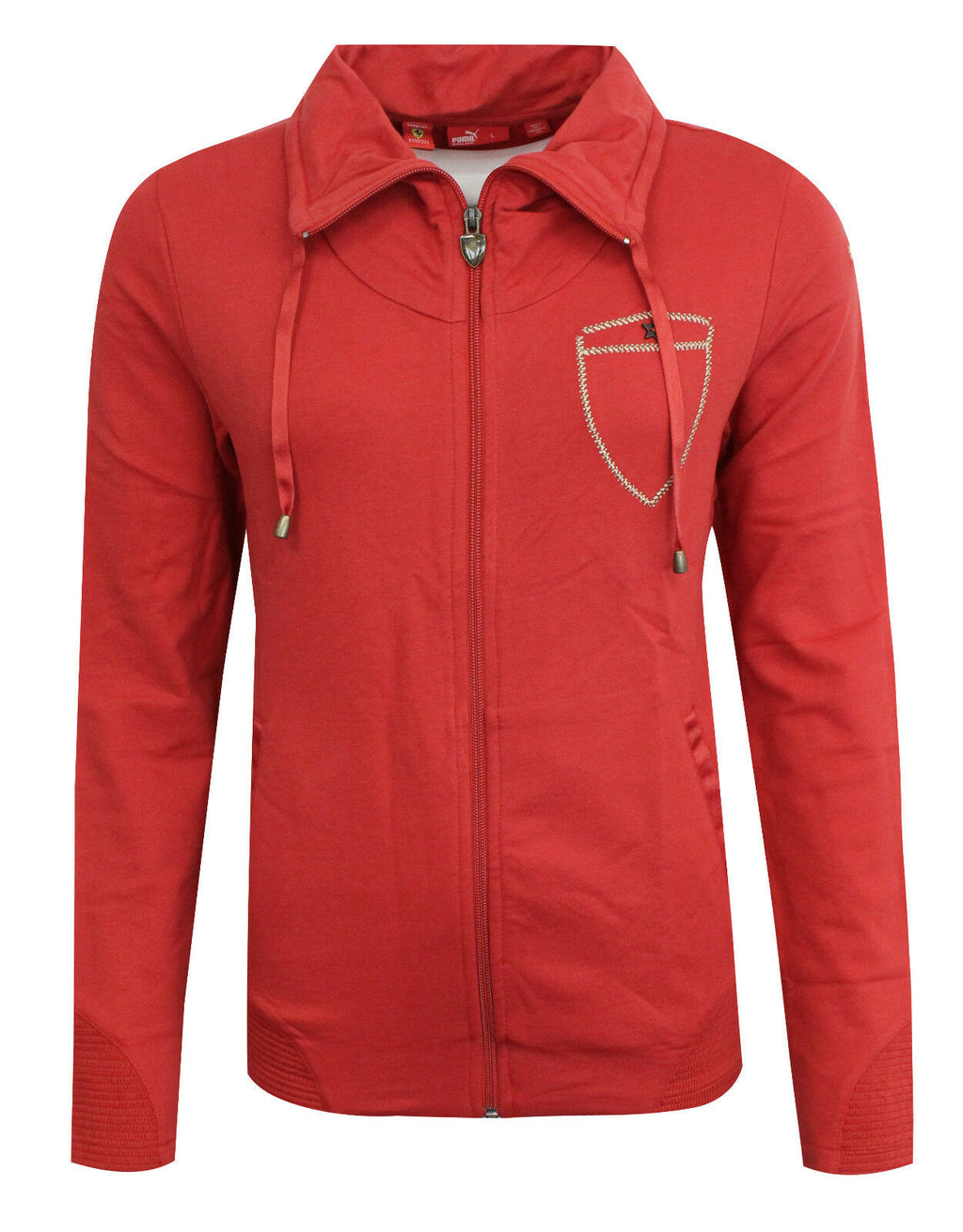 Puma Ferrari Shield Womens Red Track Jacket