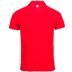 Puma Ferrari Mens Shield logo Short Sleeves Red Cotton Polo Shirt 567071 02 DD20