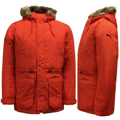 Puma Mens ILP Wow Hooded Jacket Down Parka Coat Red 568043 04 Y17A