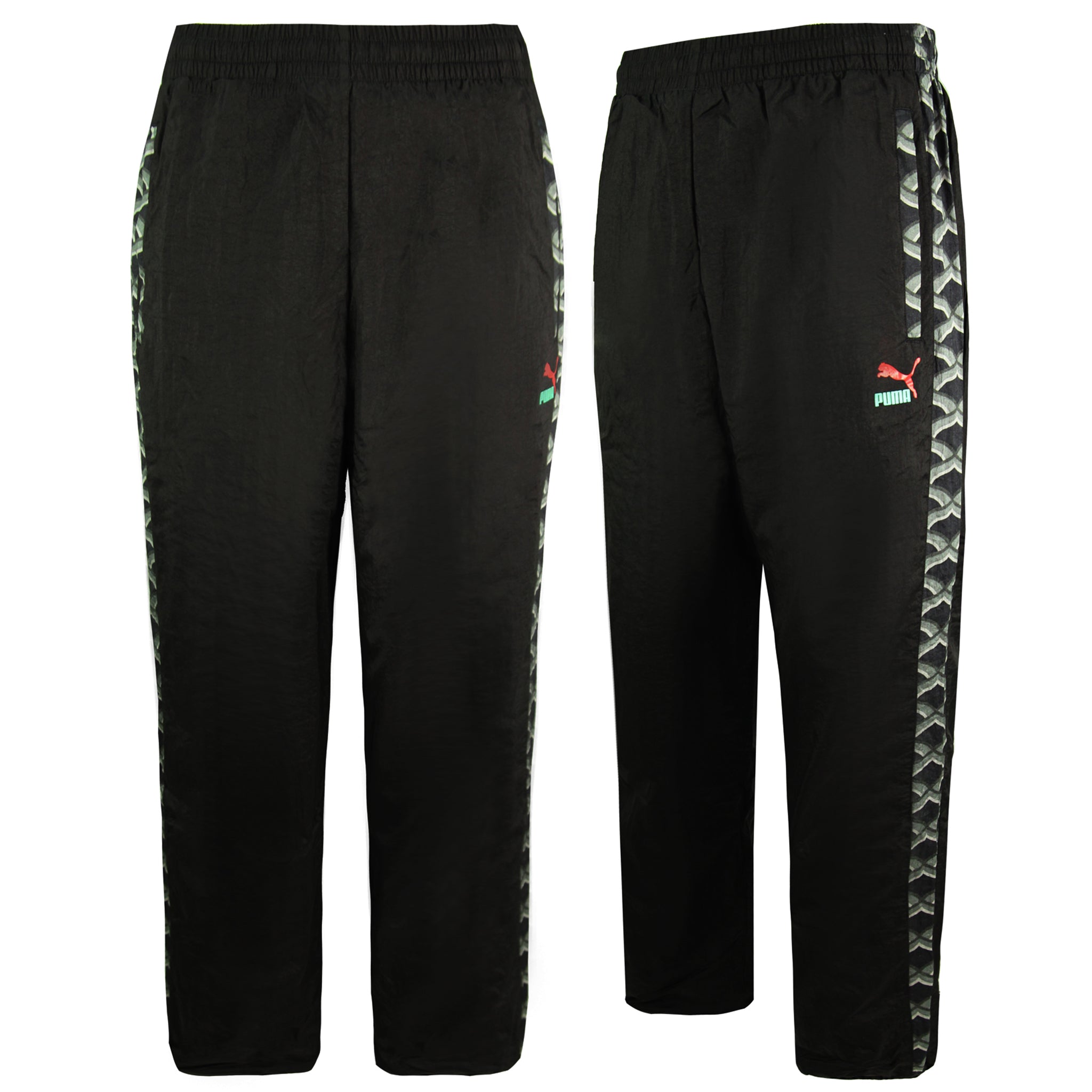 Puma Alife AOP Mens Black Track Pants