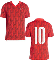 Puma Logo Mens Red Football Shirt