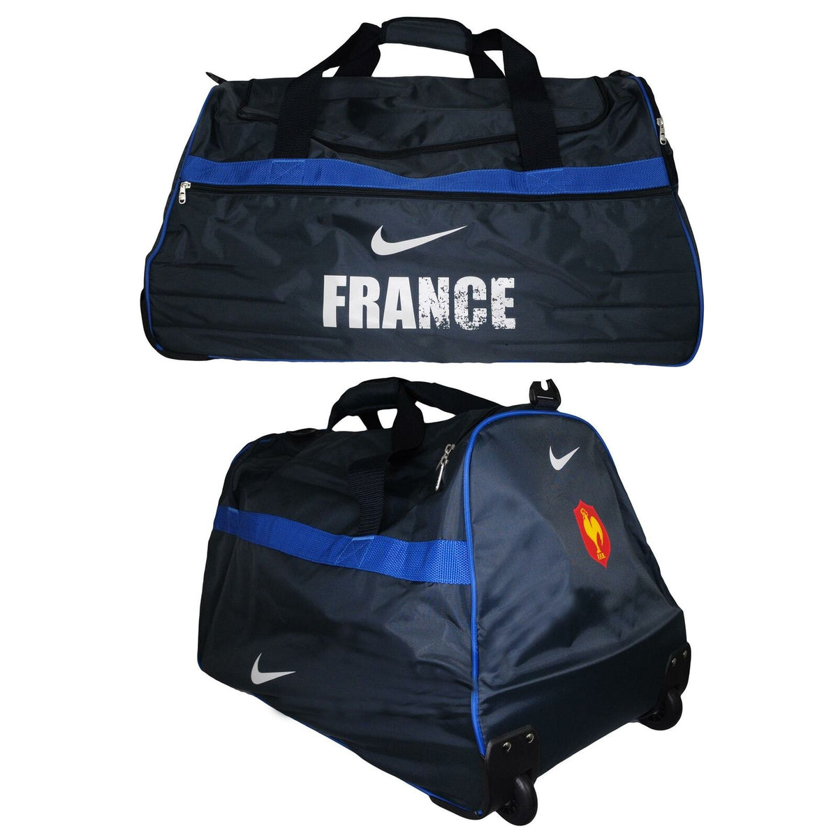 Nike Rugby France Training Bag Gym Holdall Carry Case Navy 572534 450