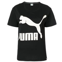 Puma Archive Logo Tee Womens Graphic T-Shirt Black 572905 56