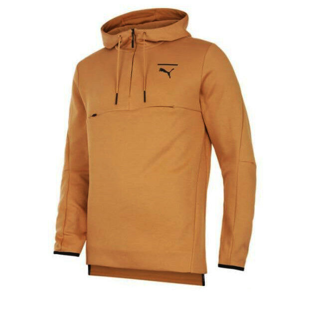 Puma Evolution Mens Core Savannah Apple Cinnamon Hoodie Jumper