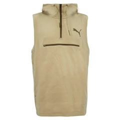 Puma Evo Mens Beige Hooded Vest