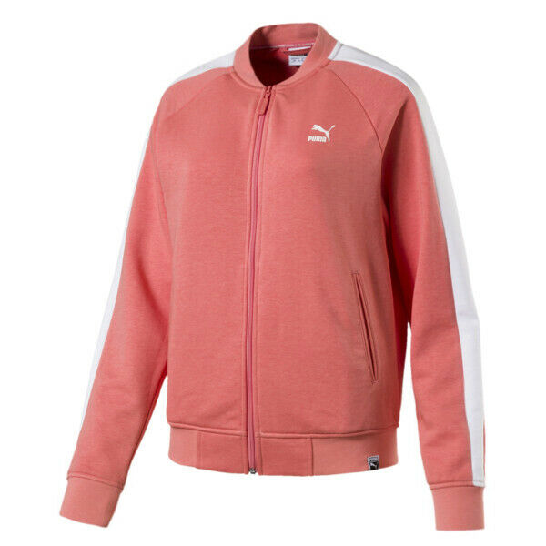 Puma Classics Logo T7 Womens Pink Track Jacket