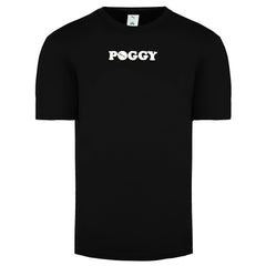 Puma x Poggy Logo Top Short Sleeve Crew Neck Black Mens T-Shirt 576749 01