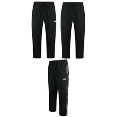 Puma x Karl Lagerfeld T7 Track Pants Bottoms Black Mens Joggers 576963 01