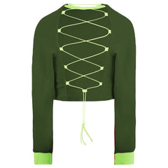 Puma x Rihanna Fenty Womens Laced Green Sweatshirt