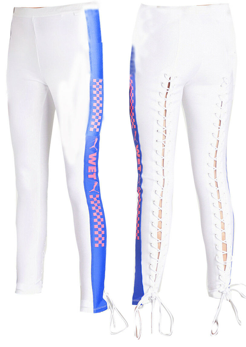 Puma x Fenty Side Strip Womens White Leggings