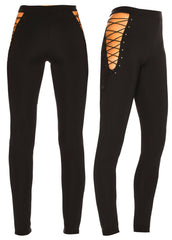 Puma x Fenty Black Laced Leggings - Womens