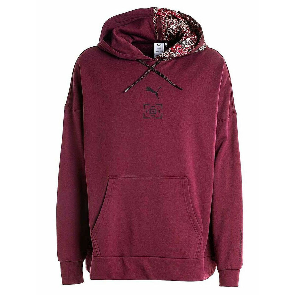 Puma x Les Benjamins Mens Burgundy Hoodie