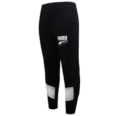 Puma Rebel Block Mens Black/White Track Pants