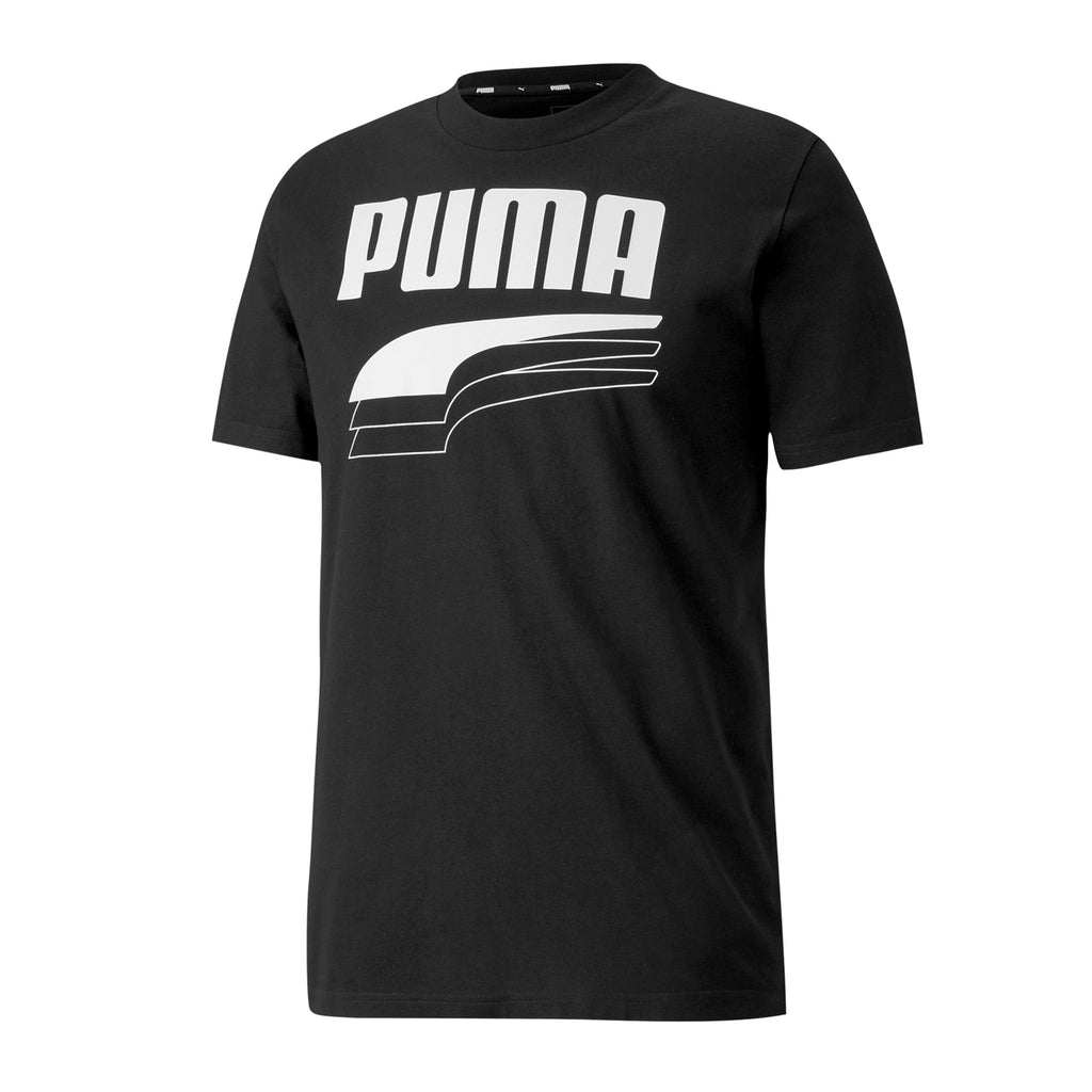 Puma Rebel Mens Black T-Shirt