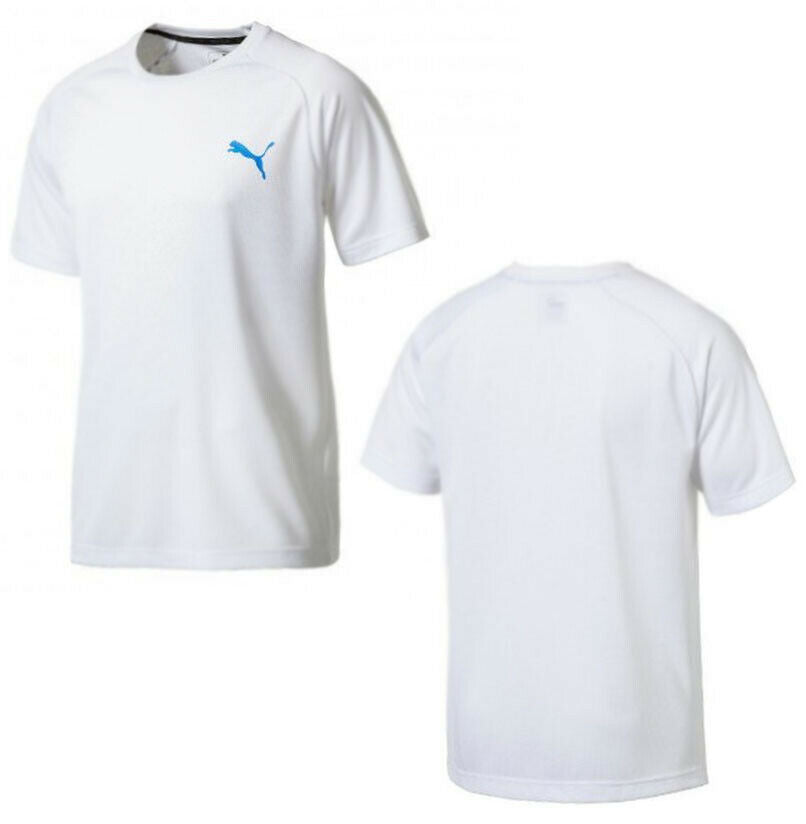 Puma UV Block Tee Short Sleeved Mens T-Shirt White Top 592769 02 P4F