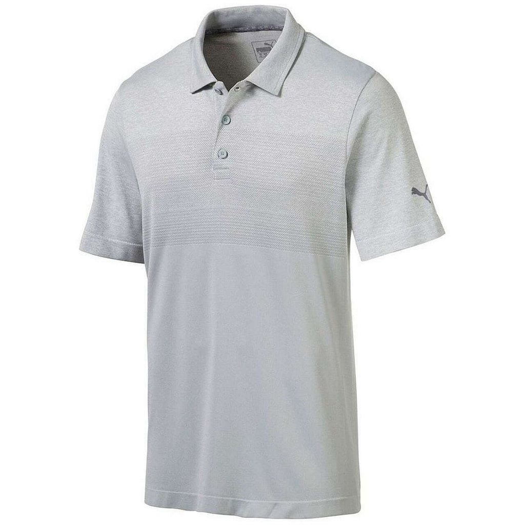 Puma EvoKnit Mens Grey Polo Shirt