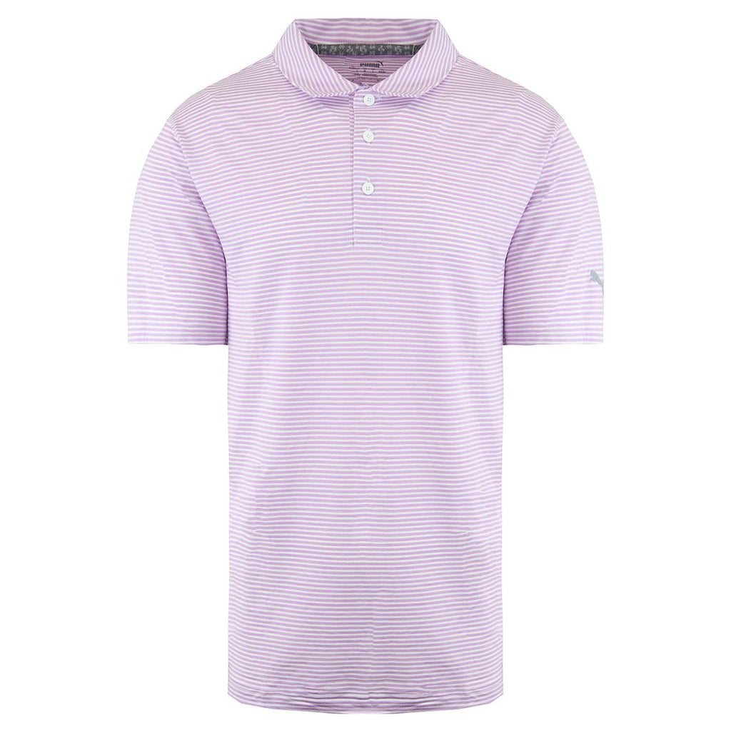 Puma DryCell Mens Pink Caddle Polo Shirt