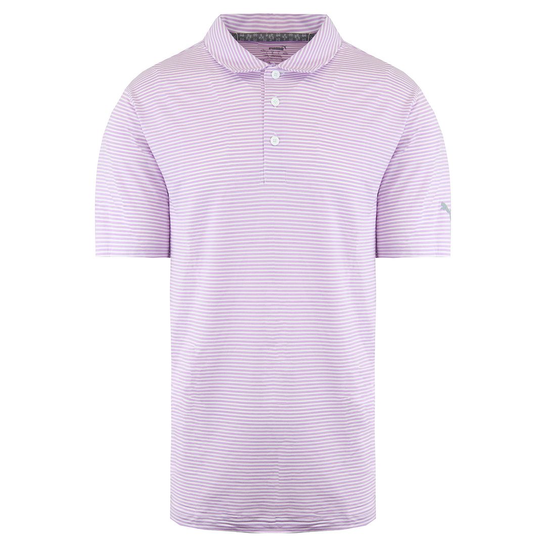 Puma DryCell Mens Pink Caddle Polo Shirt