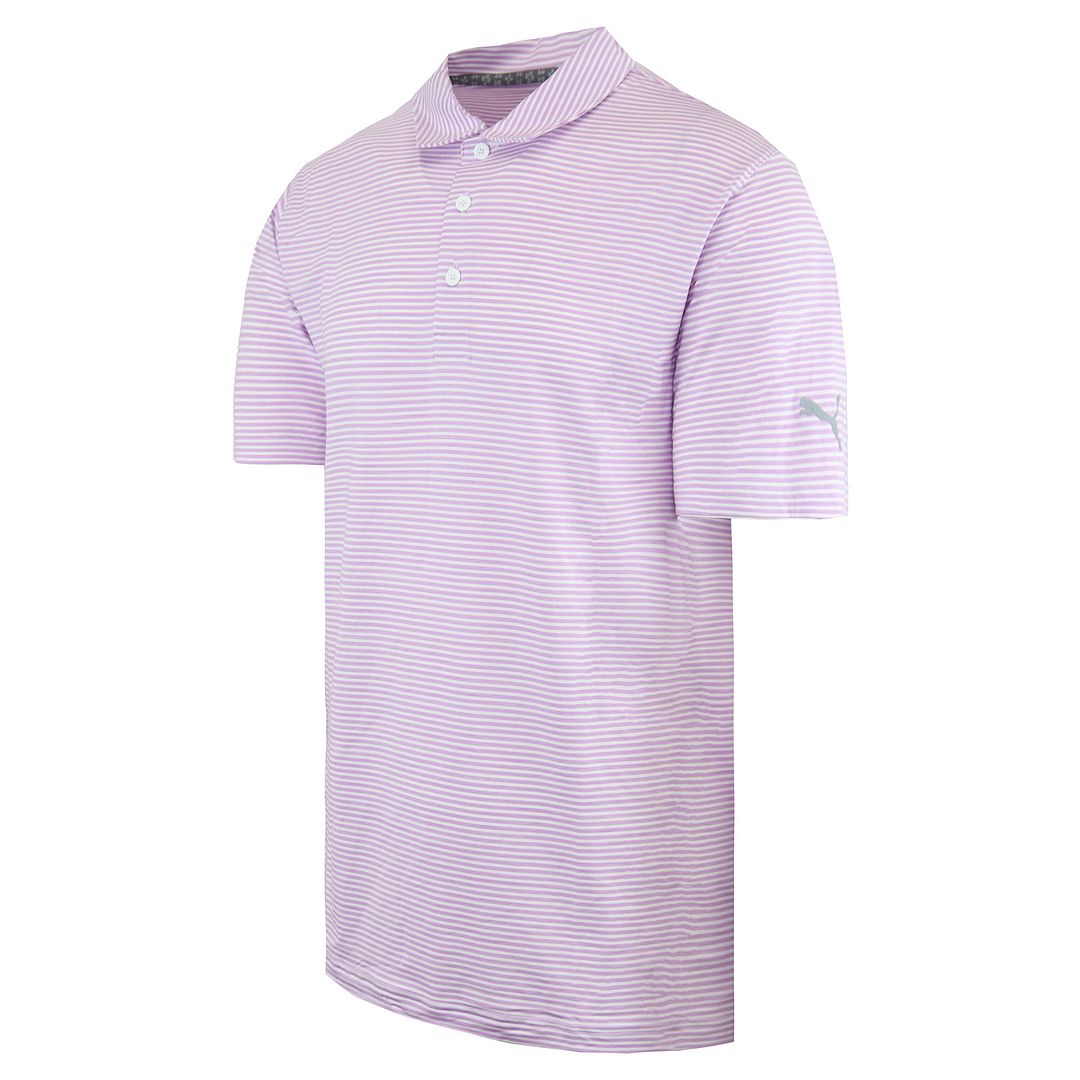 Puma DryCell Mens Pink Caddle Polo Shirt