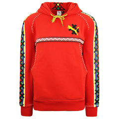 Puma x Jahnkoy Hoodie Red Mens Logo Printed Jumper Sweatshirt 596680 47