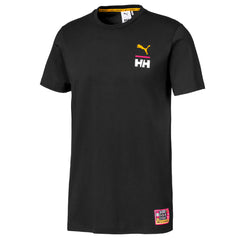 Puma x Helly Hansen Logo Black Tee Graphic Mens T-Shirt 597147 01