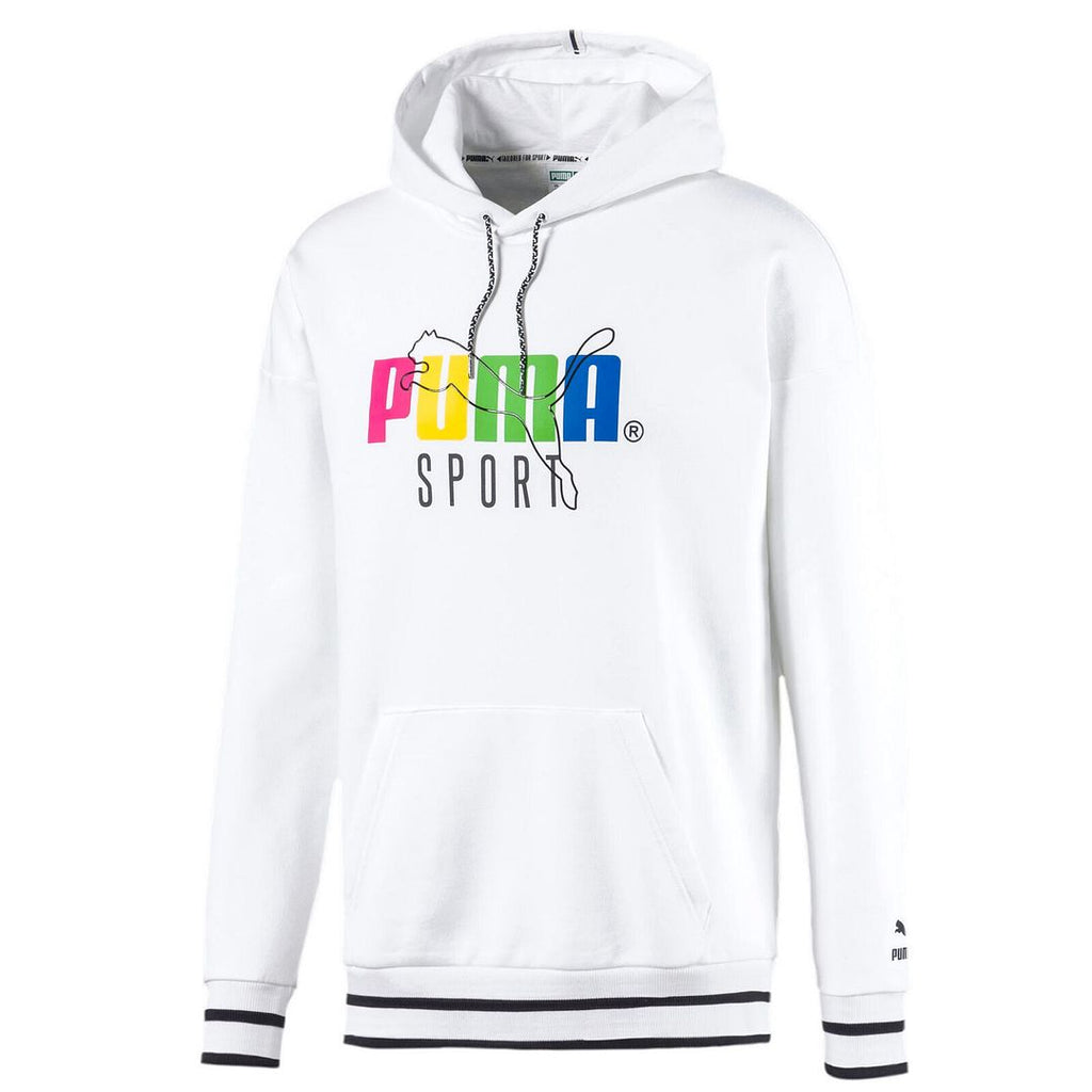 Puma TFS Mens White Hoodie