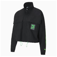 Puma Evide Woven Womens Black Windbreaker Jacket