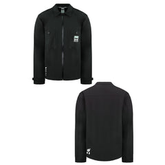 Puma x The Hundreds Long Sleeve Zip Up Mens Black Chore Jacket 598310 01