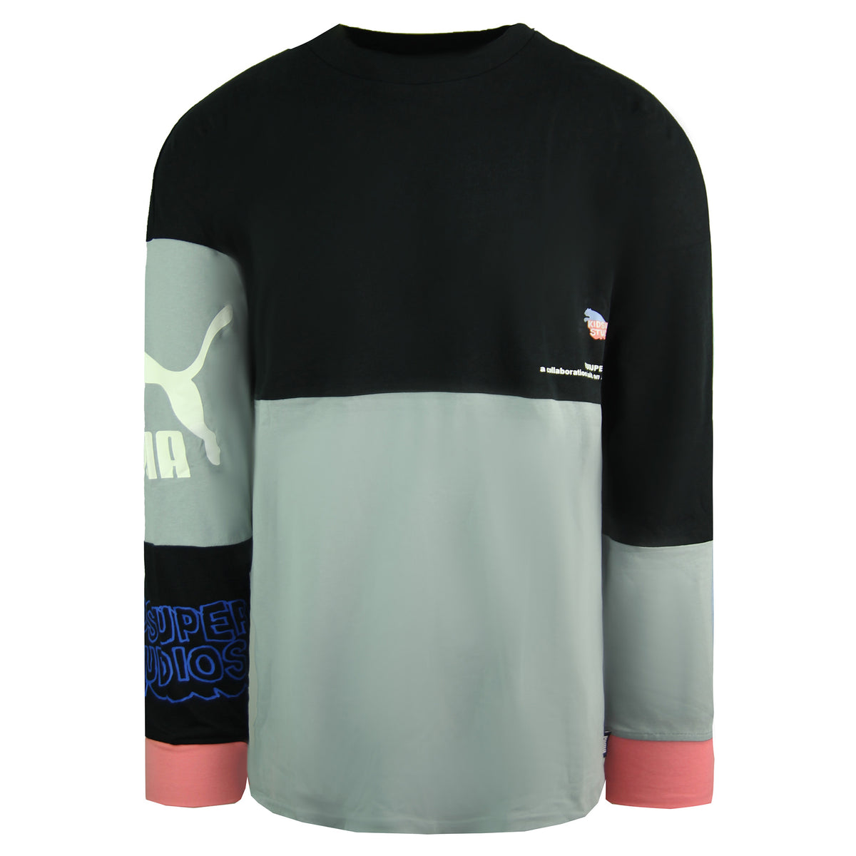 Puma x Kidsuper Studios Long Sleeve Mens Black Top