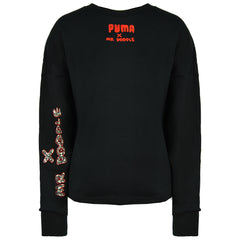 Puma x Mr Doodle Mens Black Graphic Sweatshirt