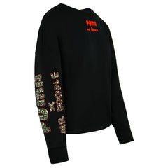 Puma x Mr Doodle Mens Black Graphic Sweatshirt