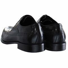 John White Finch Mens Black Shoes