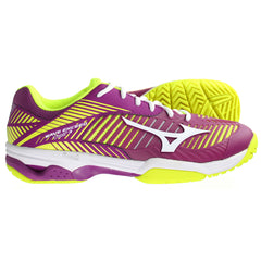 Mizuno Tennis Wave Exceed Tour 3 AC Purple Womens Trainers