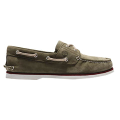 Timberland Classic Mens Green Boat Shoes