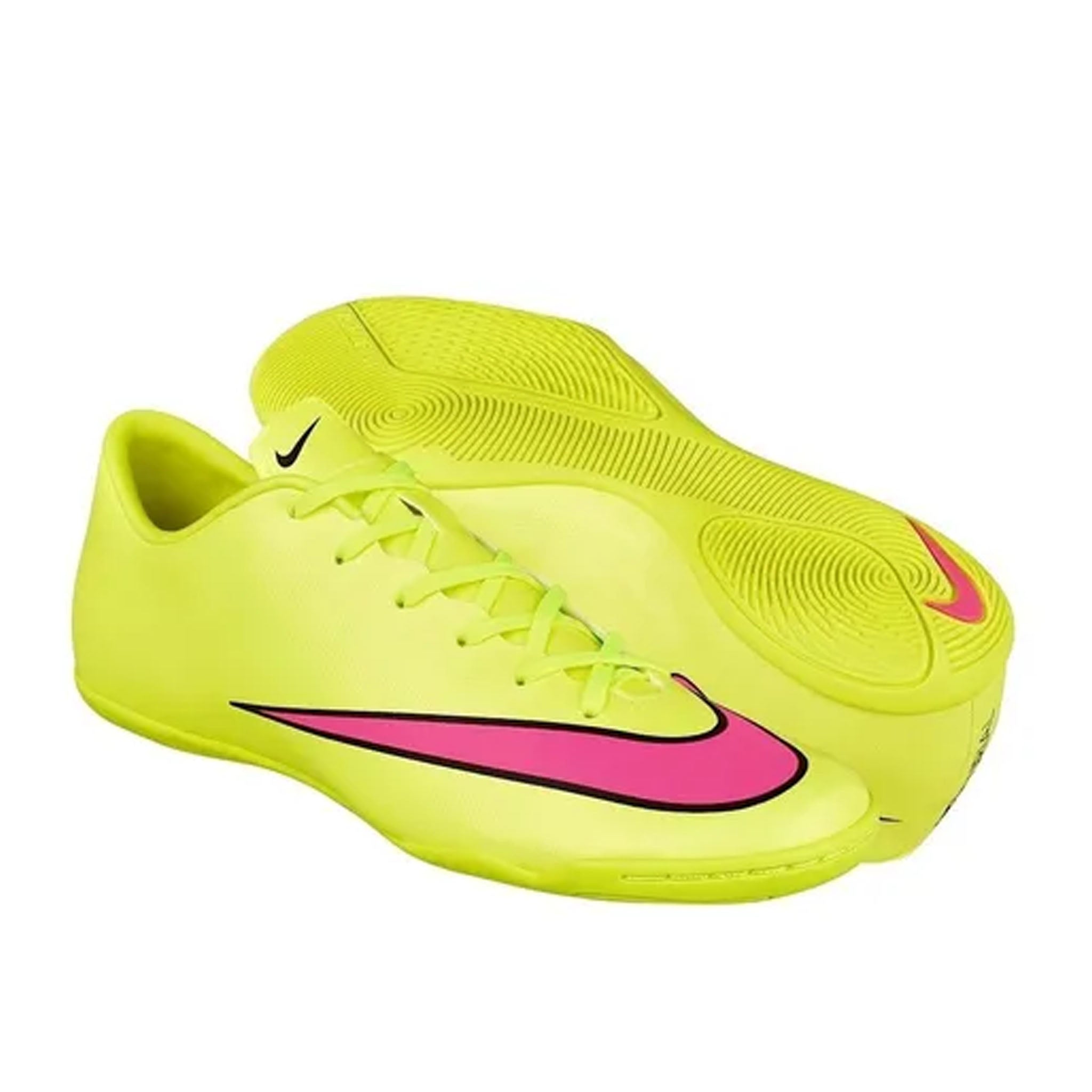 Nike Mercurial Victory V IC Lace Up Green Synthetic Mens Football Boots 651635 760